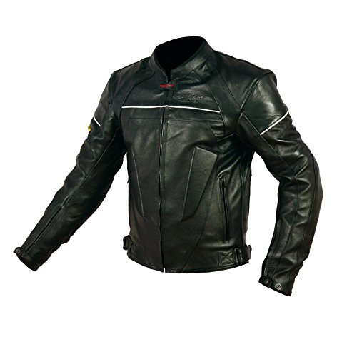 Rider-Tec CE-13595 - Chaqueta de piel para moto, homologada