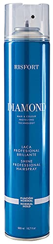 Risfort, Negro, Diamond Laca/Spray Normal 750 ml