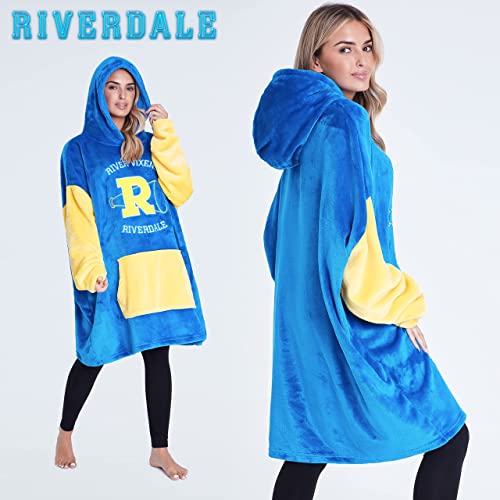 Riverdale Sudadera Mujer con Capucha Oversize, Bata Manta Polar Mujer con Capucha, Regalos Chicas Adolescentes y Mujer