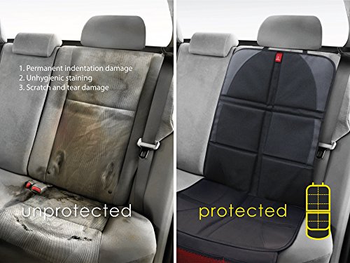 ROYAL RASCALS - Protector para el asiento del coche - Protege la tapicería con una cubierta acolchada - Isofix - Protección resistente contra las manchas - PRODUCTO PREMIUM