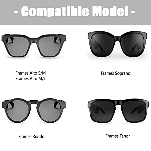 RuenTech Cable de Carga para monturas Bose Alto S M L Cargador de Gafas Inteligentes para monturas Bose Adaptador portátil magnético Rondo Soprano Tenor