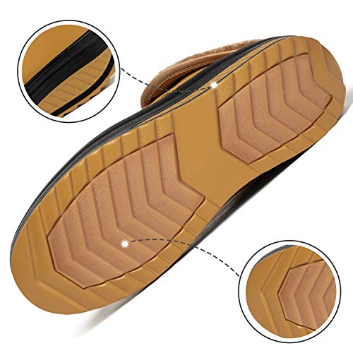 SAGUARO® Invierno Mujer Botas de Nieve Cuero Calientes Fur Botines Plataforma Bota Boots Ocasional Impermeable Anti Deslizante Zapatos (37 EU, Amarillo)