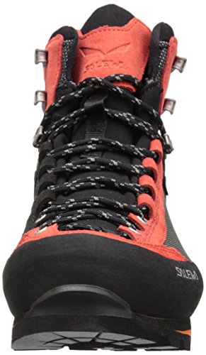 Salewa MS Crow Gore-TEX Botas de Senderismo, Black/Papavero, 41 EU