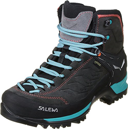 Salewa WS Mountain Trainer Mid Gore-TEX Botas de Senderismo, Magnet/Viridian Green, 36 EU