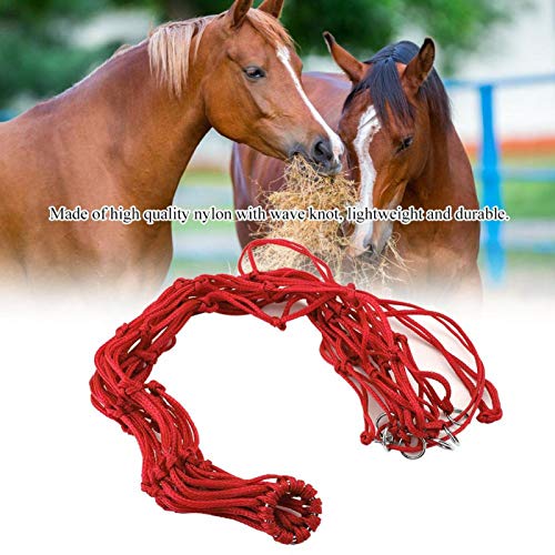 SALUTUYA Bolsa de Red para equinos de Gran Capacidad alimentación de uno a Dos Caballos Adultos(Red)