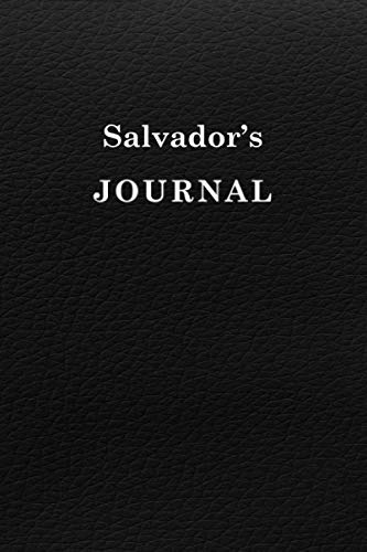 Salvador's Journal University Graduation gift: Lined Notebook / Journal Gift, 120 Pages, 6x9, Soft Cover, Matte Finish