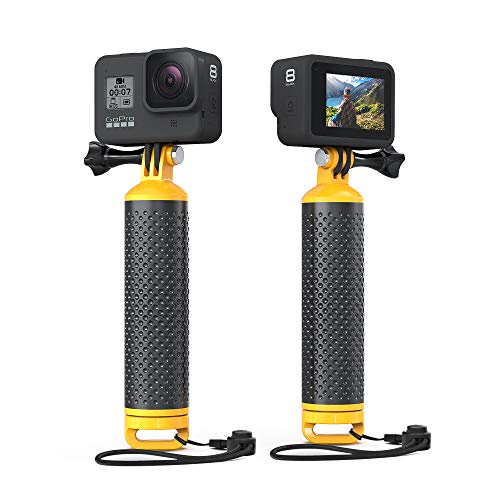 Sametop Mango Flotante con Agarre Flotante Impermeable Compatible con GoPro Hero 10, 9, 8, 7, 6, 5, 4, Session, 3+, 3, 2, 1, Hero (2018), Fusion, dji Osmo Action Cameras