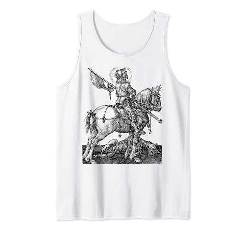 San Jorge a caballo Arte Camiseta sin Mangas