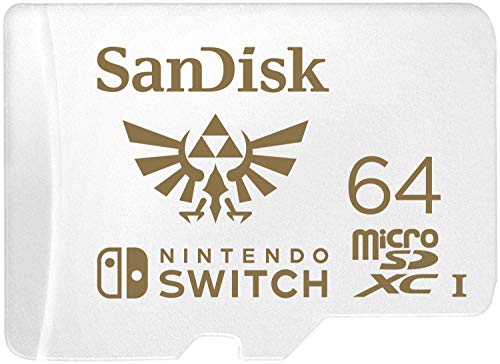 SanDisk microSDXC UHS-I Tarjeta para Nintendo Switch 64GB, Producto con Licencia de Nintendo