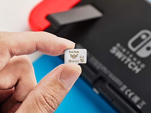 SanDisk microSDXC UHS-I Tarjeta para Nintendo Switch 64GB, Producto con Licencia de Nintendo