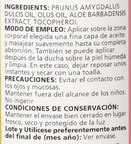 SANON Cosmética Natural, Aceite De Almendras Con Aloe Vera, Almond, 250 Mililitro