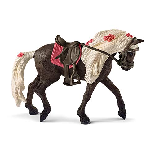 Schleich 42469 Horse Club Play Set - yegua Rocky Mountain Horse para competición, juguetes a partir de 5 años