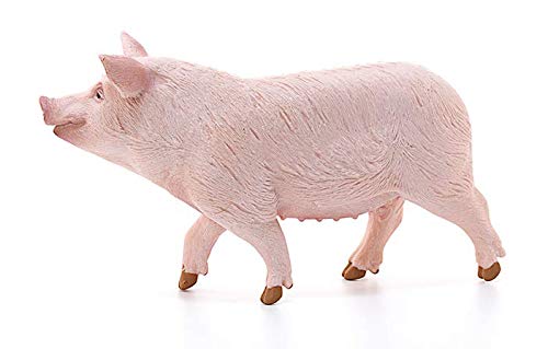 Schleich- Figura Cerdo, Color Rosa, 5,5 cm