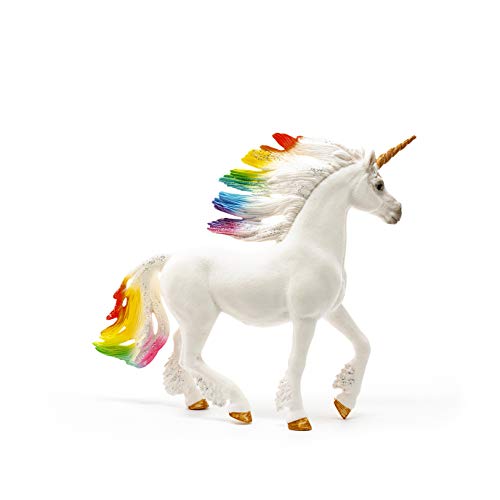 Schleich- Figura de Unicornio arcoíris, Semental, 18cm
