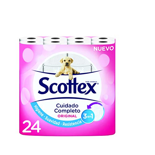 Scottex Original Papel Higiénico - 24 Rollos