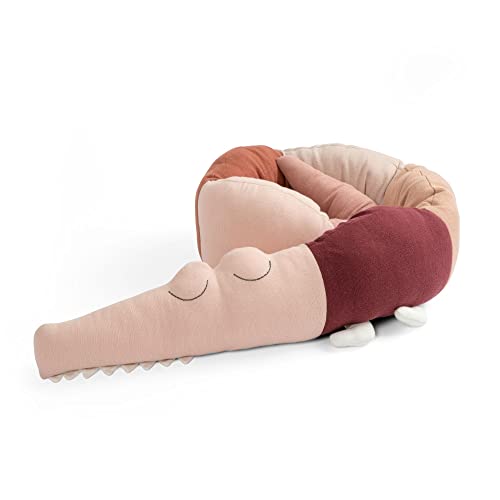 Sebra Sleepy Croc - Cojín, diseño de cocodrilo, color rosa