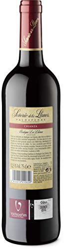 Señorío de los Llanos Crianza - Vino Tinto D.O. Valdepeñas - Caja de 6 Botellas x 750 ml