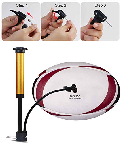 Senston Balón de Rugby Talla 5 Soft Touch Rugby Ball