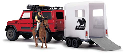Set XL Playlife caballo AMG 500 con figura y accesorios (Dickie 3838002)