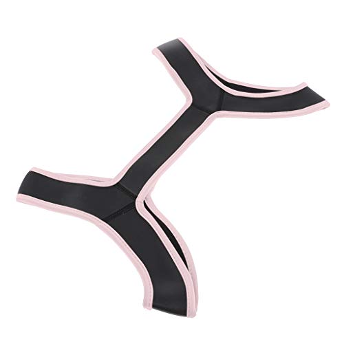 Sharplace Cinturón de Arnés de Pecho Correa de Cuerpo Elástica Ancha Accesorios de Disfraces para Mujer Hombre - Rosado, L