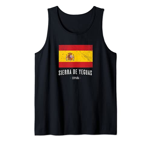 Sierra de Yeguas España | Souvenir - Ciudad - Bandera - Camiseta sin Mangas