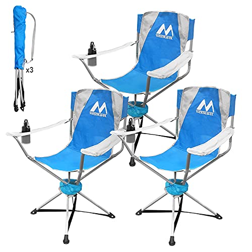Silla de camping plegable, silla portátil ultraligera con porta bebidas, bolsa de transporte, silla de playa, piscina, picnic, pesca, jardín, senderismo (3)