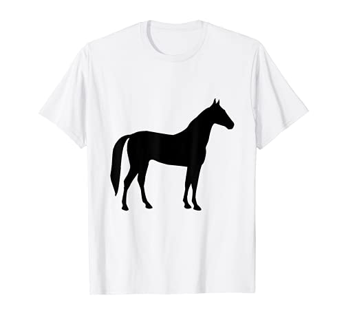 Silueta de caballo de pura sangre Camiseta