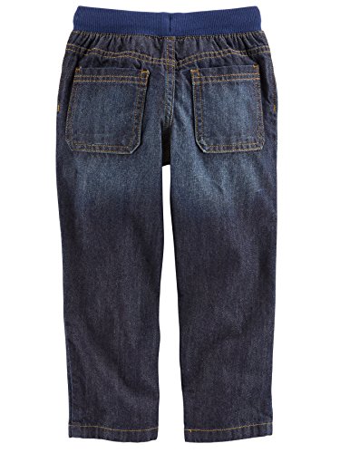 Simple Joys by Carter's pantalón vaquero para niños pequeños, 2 unidades ,Mezclilla gris/azul vaquero ,US 4T (EU 104–110)