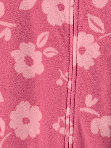 Simple Joys by Carter's Paquete de 2 Pijamas de Forro Polar de Ajuste Holgado Conjunto, Caballos/Floral, 5-6 años