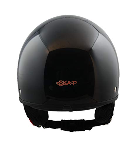 SKA-P 1FH-DFA-83 NEGRO METAL (XL) CASCO JET 1FH SMARTY VISERA