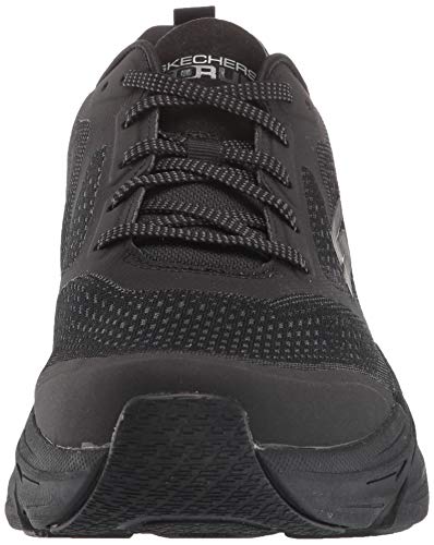 Skechers Max Cushioning Premier Vantage, Zapatillas para correr Hombre, Gris (Black/Charcoal), 42.5 EU