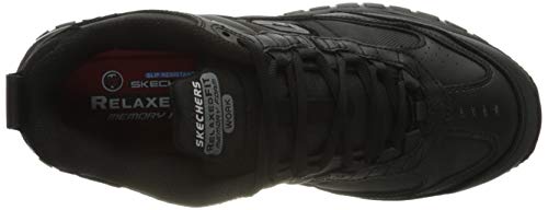 Skechers Soft Stride Grinnel, Zapato Industrial Hombre, Negro, 45 1/3 EU