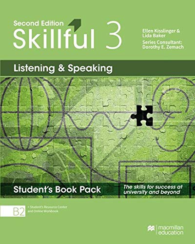 Skillful 2nd edition Level 3 - Listening and Speaking/ Student's Book with Student's Resource Center and Online Workbook: The skills for success at university and beyond