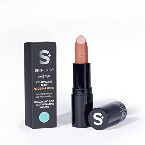 SkinLabo - Volumizing Silky Nude Paradiso. Barra de labios cremosa, hidratante y de alta cobertura para conseguir unos labios voluminosos y rellenos. 4,6 ml.