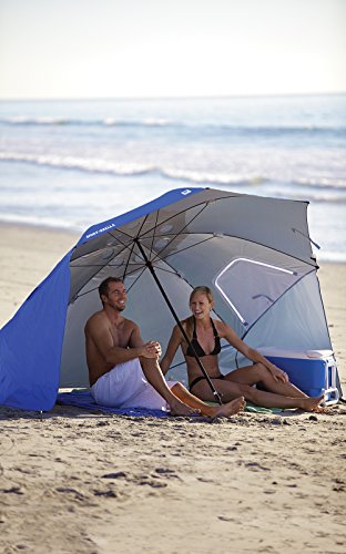 SKLZ SportBrella Blue - Sombrilla para todas las estaciones de acampada y senderismo