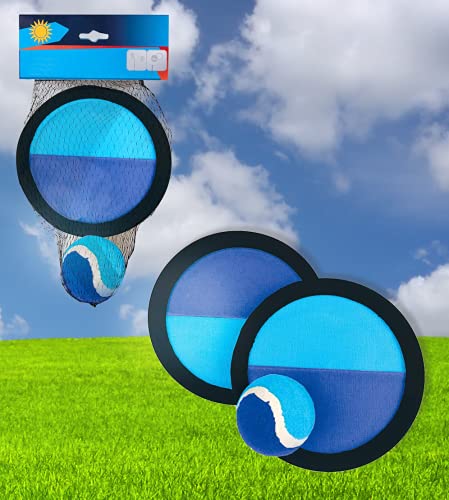 Smart Planet® Sport-Tec - Juego de 2 bolas de velcro (19 cm de diámetro, 6 cm de diámetro)