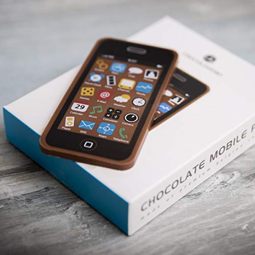 Smartphone chocolate - Chocolate GSM | Teléfono celular de chocolate | Teléfono celular de chocolate | Regalo | Idea de regalo | Gracioso | Cumpleaños | Niños | Adultos