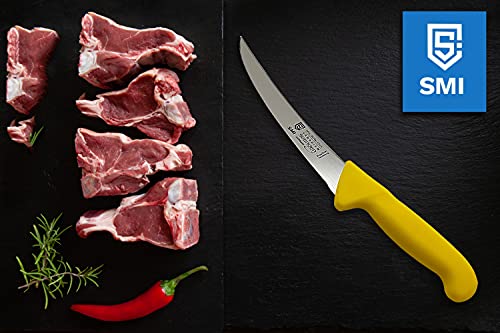 SMI - 6 Pulgadas Cuchillos de deshuesar Solingen, Cuchillo de Carne, Cuchillo de Chef Hoja Afilada Curva Profesional - German Made