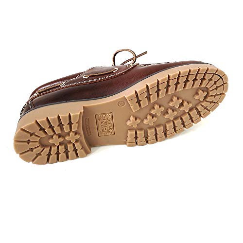 Snipe - Zapato náutico Ciclon Caramelo, color Marrón, talla 43 EU