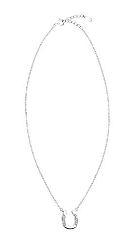 SOFIA MILANI - Collar para Mujeres en Plata de Ley 925 - con Circonitas - Colgante de Herradura - 50331