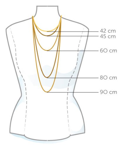 s.Oliver 193856 - Collar de Mujer, 106 cm