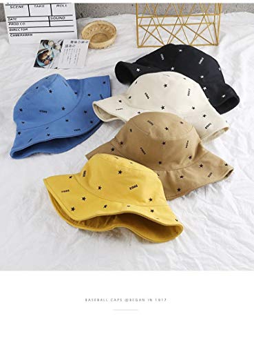 Sombrero De Copa Sombrero De Cubo Plegable De Verano para Mujer Color Sólido Hip Hop Broadside Beach Protección UV Domo Protector Solar Sombrero De PE