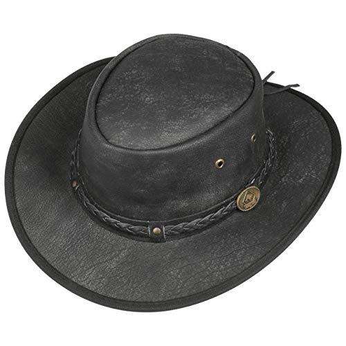 Sombrero de cuero Scippis «Springbrook» Negro S