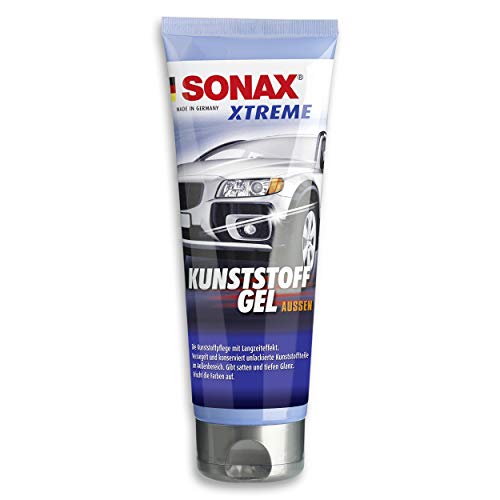SONAX XTREME Gel para plástico exterior (250 ml) también ideal para neumáticos y piezas de goma | N.° 02101410-544