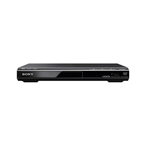 Sony DVP-SR760H - Reproductor de DVD / CD + Amazon Basics - Cable HDMI 2.0 de Alta Velocidad Ultra HD, Compatible con formatos 3D y con Canal de Retorno de Audio, 1,8 m