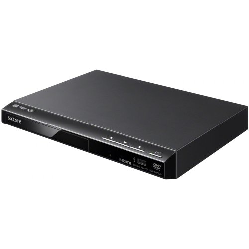 Sony DVP-SR760H - Reproductor de DVD / CD + Amazon Basics - Cable HDMI 2.0 de Alta Velocidad Ultra HD, Compatible con formatos 3D y con Canal de Retorno de Audio, 1,8 m