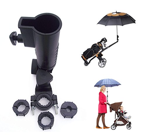 Soporte universal para paraguas, 15 mm, 25 mm, 30 mm, 38 mm, mango opcional, tamaños para carrito de golf, bicicleta, cochecito de bebé
