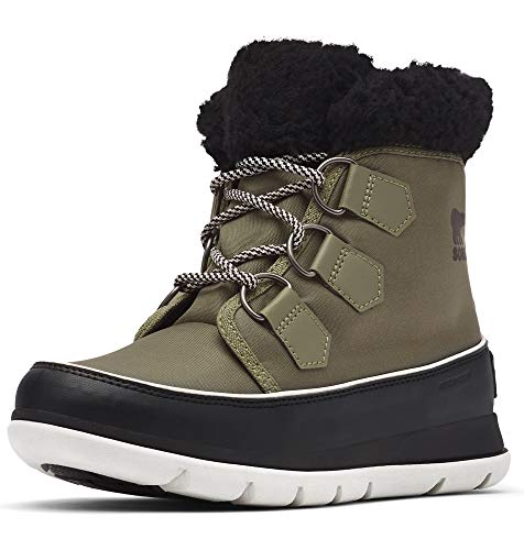 Sorel Explorer carnival Botas para nieve para Mujer, Verde (Hiker Green/Black), 42 EU