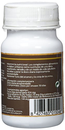 Sotya Fucus, 100 Comprimidos, 500 mg