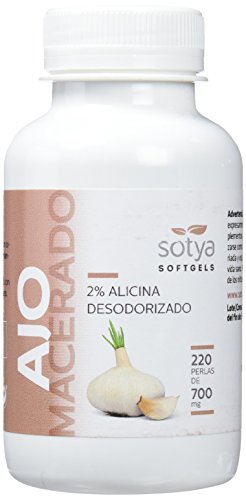 Sotya Softgels, Ajo Macerado, 220 Perlas, 700 mg